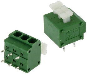 1-2834017-3, Fixed Terminal Blocks 3P 3.81MM TEPS CONN