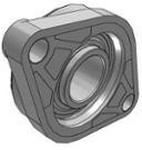 2 Hole Flange Bearing Unit, FYTWK 35 YTH, 35mm ID