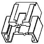 ABC03N-16P, Rectangular MIL Spec Connectors RECP SHELL 2 SIZE 22 2 SZE 16 CON PIN CLR