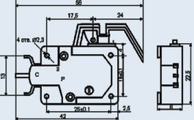 МИ3А, Микропереключатель с лапкой (2A 250VAC) МИ3А, Микропереключатель с лапкой (2A 250VAC)