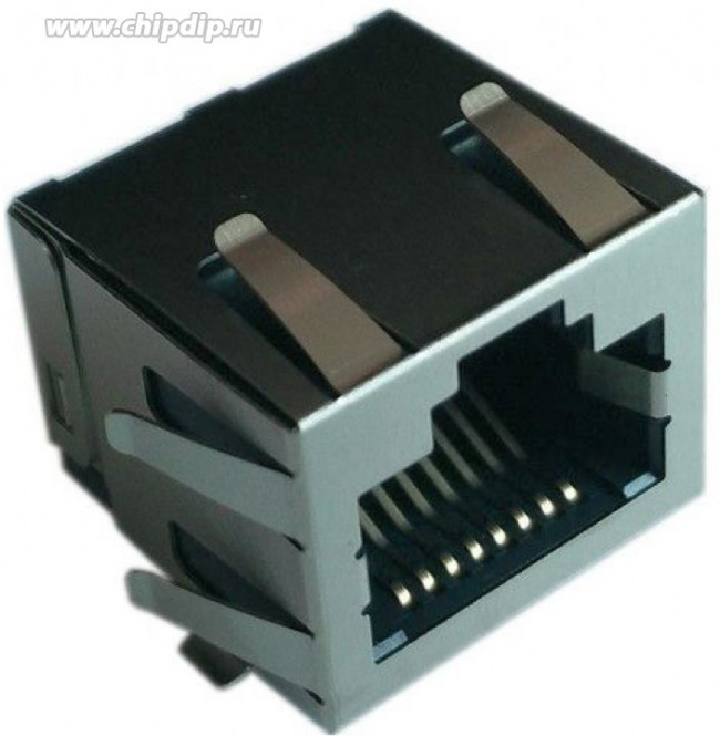 6339160-1, Розетка 8P8C (RJ45) на плату SMD
