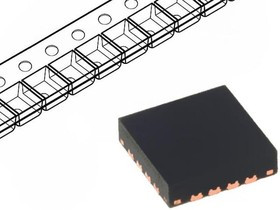 BQ24072RGTT, Контроллер заряда Li-Ion батареи, USB-совместимый, с функцией управления нагрузкой