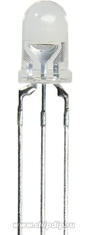 L-59GYC, Светодиод зеленый/желтый 24° d=5мм 100/60мКд 568/588нМ