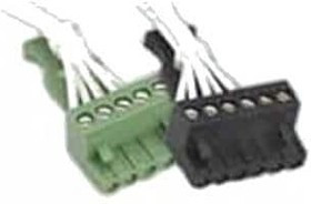 ELFP0321P0, Pluggable Terminal Blocks R/A Plug W/SR .2in 3pos