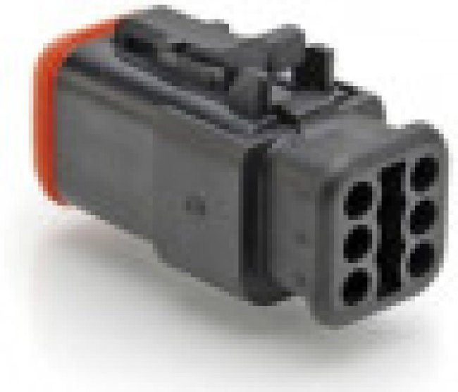 AT06-6S-SR01BLK, Conn Housing PL 6 POS Crimp ST Cable Mount Black Automotive AT06-6S-SR01BLK, Conn Housing PL 6 POS Crimp ST Cable Mount Black Automotive