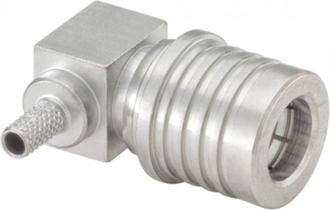 28S207-302N5, RF Connectors / Coaxial Connectors QMA Right Angle Plug