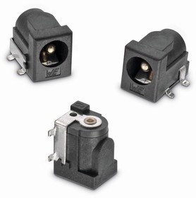 694108106102, DC Power Connectors WR-DC PwrJk CtrPnSMT RtAngld W/4 Sldg Pad