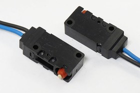 Микропереключатель, размер 38x10 x15, 5А, переключение OFF-(ON), размер концевика H18, D2VW-01-3M