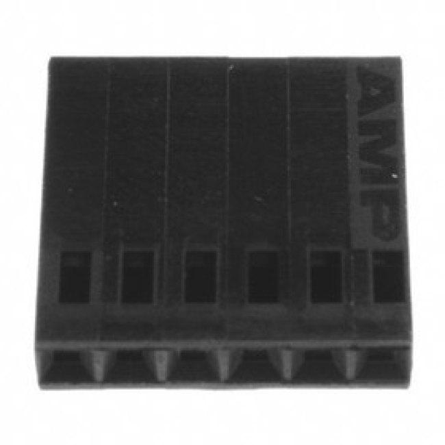 1-87499-2, AMPMODU MOD IV Female Connector Housing, 2.54mm Pitch, 6 Way, 1 Row