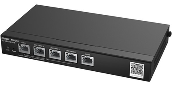 Маршрутизатор Ruijie Reyee Desktop 5-port full gigabit router, providing one WAN port, one LAN port, and three LAN/WAN ports; supporting fou Маршрутизатор Ruijie Reyee Desktop 5-port full gigabit router, providing one WAN port, one LAN port, and three LAN/WAN ports; supporting fou