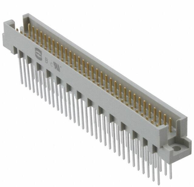 09731646907, Разъем DIN 41612,тип R "папа" прямой PIN 64 a+c накруткой, прямой