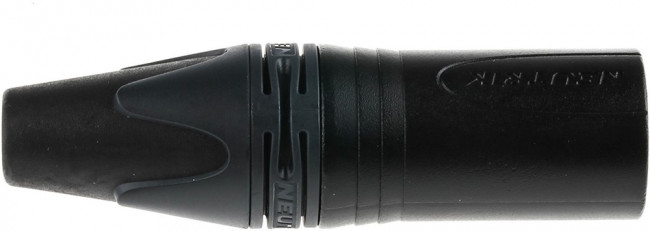 Neutrik NC3MXX-B кабельный разъем XLR male черненый корпус, золоченые контакты