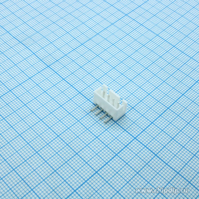 CWF-4R (DS1069-4 MR), Вилка на плату 2.50мм 4pin угловая закрытая тип B