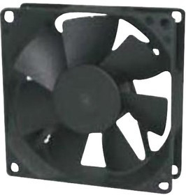 OD8025-48HB, DC Fans DC Fan, 80x80x25mm, 48VDC, 40CFM, 33dBA, Ball Bearing, Lead Wires