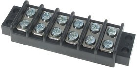 38760-0106, TERMINAL BLOCK, BARRIER, 6POS, 14AWG
