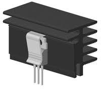 SK 573 25 SA, Радиатор: штампованный; TO220; черный (SK57325SA)