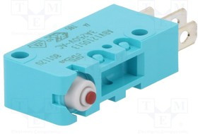 ABV1210513, Микропереключатель SNAP ACTION; без рычага; SPDT; 3A/250ВAC