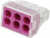 081-20-03, Строительно-монтажная клемма КБМ-773-306 (1.0-2.5мм²) фиолетовый HLT 081-20-03, Строительно-монтажная клемма КБМ-773-306 (1.0-2.5мм²) фиолетовый HLT