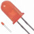 HLMP-D401, Светодиод, Оранжевый, Сквозное Отверстие, T-1 3/4 (5mm), 10 мА, 1.9 В, 602 нм