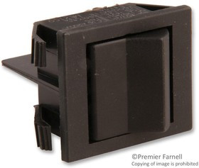 2600HM11E, SWITCH, ROCKER, DPST, 16A, 250V, BLACK