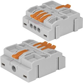 СМК 6413, Зажим-клемма , 3 контакта, 24 А, 450 В, корпус PA66