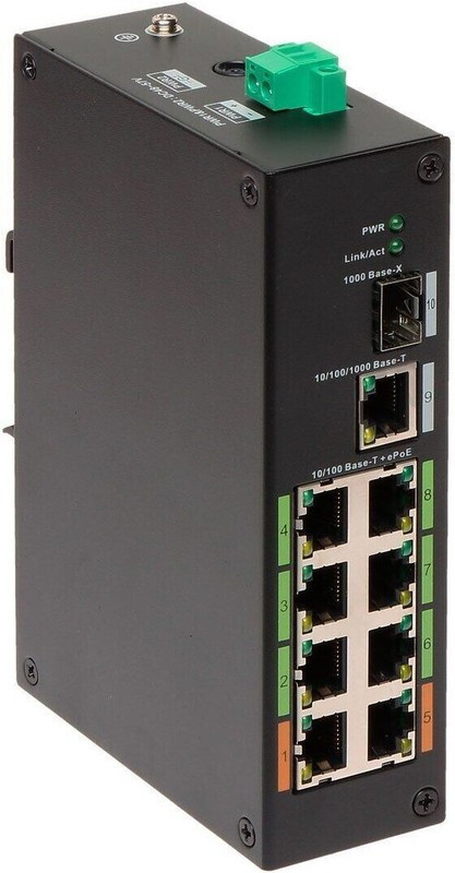 Коммутатор (свитч) Dahua DH-LR2110-8ET-120