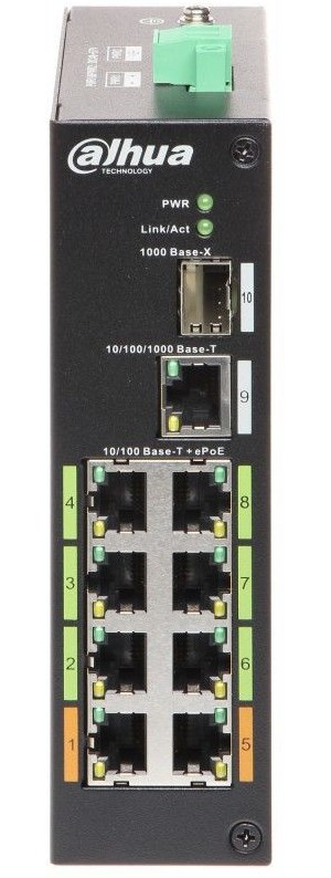 Коммутатор (свитч) Dahua DH-LR2110-8ET-120