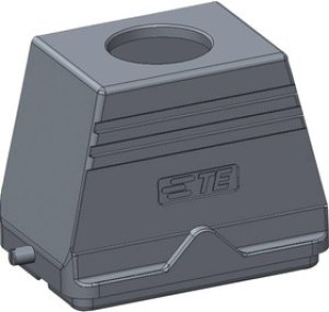 T1320480136-000, Heavy Duty Power Connectors Hood PG36 Top Entry Die Cast Aluminum