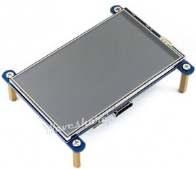 4inch HDMI LCD, IPS дисплей 800×480px с резистивной сенсорной панелью для Raspberry Pi
