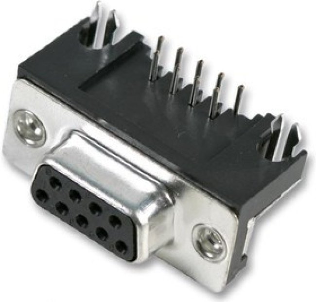 2301844-1, 9 Female D-Sub Brass 2 2A -55°C~+105°C - D-Sub/DVI/HDMI Connectors