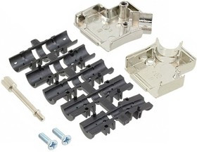 09670090336, Metal Angled D Sub Backshell, 9 Way