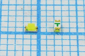 Светодиод белый SMD 0603=1.6x0.8мм, 400 мкд, 120 градусов, 0603UWWC; №7059 W СД SMD01608C2\бел\ 400\120\жел мат\0603UWWC