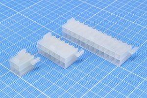 Штекер питания Mini-Fit 2-х рядный на 24 контакта, на плату; №9563 штек пит MF\2x12\P4,2\ плата\\MF-2x12S Штекер питания Mini-Fit 2-х рядный на 24 контакта, на плату; №9563 штек пит MF\2x12\P4,2\ плата\\MF-2x12S