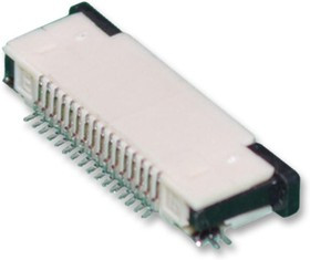 16FLZ-SM2-TB(LF)(SN), FFC / FPC разъем, 0.5 мм, 16 контакт(-ов), Гнездо, Серия FLZ, Поверхностный Монтаж 16FLZ-SM2-TB(LF)(SN), FFC / FPC разъем, 0.5 мм, 16 контакт(-ов), Гнездо, Серия FLZ, Поверхностный Монтаж