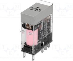 G2R-2-S-230AC, Реле: электромагнитное, DPDT, Uобмотки: 230ВAC, 5A/250ВAC, 150Вт G2R-2-S-230AC, Реле: электромагнитное, DPDT, Uобмотки: 230ВAC, 5A/250ВAC, 150Вт