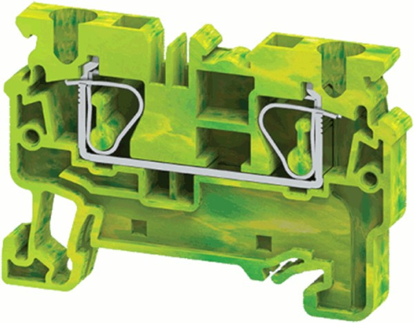 Клемма заземляющая пружинная OptiClip CXG-4-PE-(0.2-4) КЭАЗ 289760