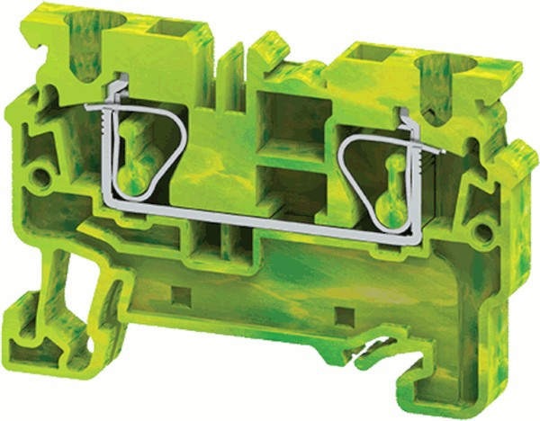 Клемма заземляющая пружинная OptiClip CXG-4-PE-(0.2-4) КЭАЗ 289760