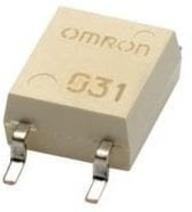 G3VM-61G2, МОП-транзисторное реле, SPST-NO (1 Form A), AC / DC, 60 В, 320 мА, SOP-4