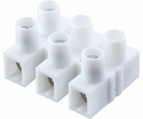 HE4WPR/03, Barrier Terminal Blocks Eurostrip3pole10mm sp flat base, 30A