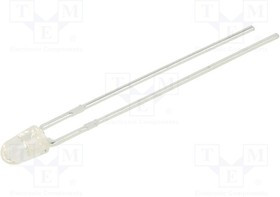 L-934QBC-D, LED; 2.9mm; blue; 900?1600mcd; 30°; Front: convex; 3.3?4V