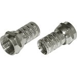 06-0003-A2, Разъем антенный на кабель, штекер F для кабеля RG-59, (2шт.) 06-0003-A2, Разъем антенный на кабель, штекер F для кабеля RG-59, (2шт.)