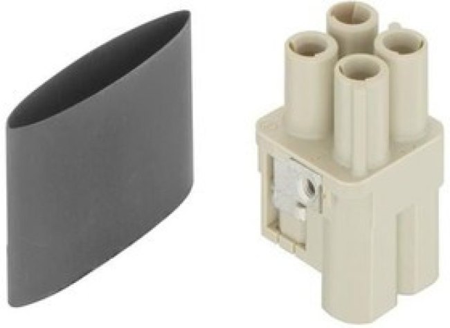 09120033152, Heavy Duty Power Connectors HAN 3A 03P FE CRIMP INSERT