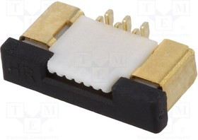 F0500WV-S-06P, Разъем: FFC (FPC), вертикальный, PIN: 6, ZIF, SMT, 0,5А, 30мОм, 0,5мм
