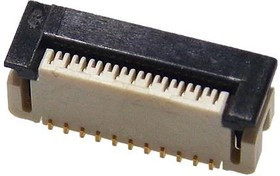 046841021100846+, FFC &amp; FPC Connectors 21P 0.3mm Vert SMD STD w/ Slide Lock