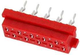 690367180672, PCB Receptacle, Board-to-Board, 2.54 мм, 2 ряд(-ов), 6 контакт(-ов), Монтаж в Сквозное Отверстие