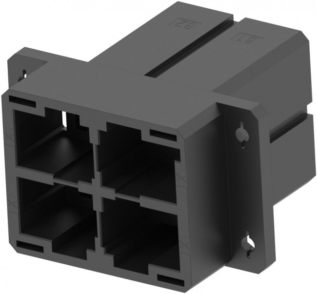 2134057-1, Heavy Duty Power Connectors 4P 16.0MM PITCH PIN HSG ASSY PNL MNT