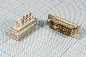 Разъем DVI-29M вилка, 29C, на блок, DVI-29M