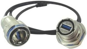 USB3FTV7ANF312, USB Connectors USB 3 Reduced Flange JN Rec F USB A Nckl