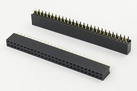 Разъем PBD-2x27 розетка, шаг P2.54, контакты 54P, монтаж на плату