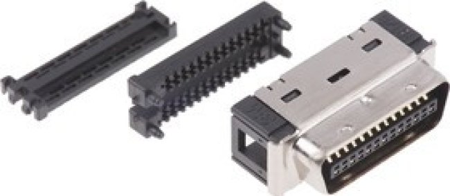 10126-6000EC, 26-Way IDC Connector Plug for Cable Mount, 4-Row